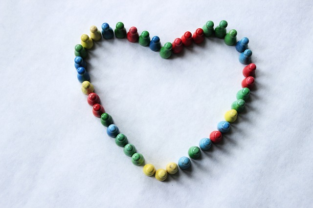 figurky ve tvaru srdce